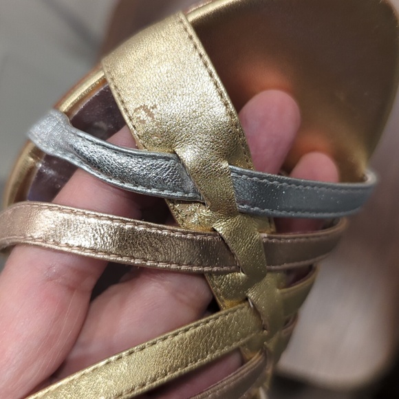 Coach Brendy Multi Metallic Strappy Heels - Picture 6 of 7